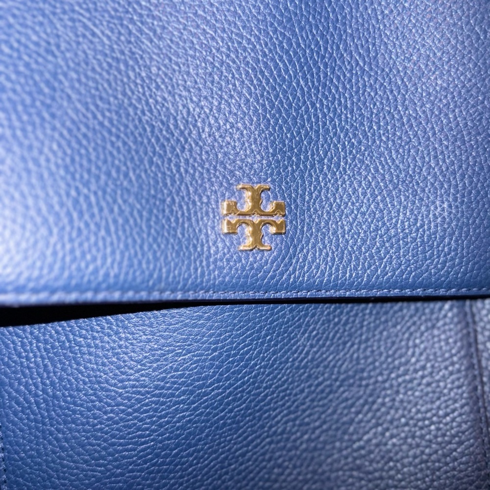 Tory Burch Dark Blue Monogram Interior Bag - Picture 2 of 5